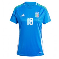 Italien Nicolo Barella #18 Heimtrikot Frauen EM 2024 Kurzarm